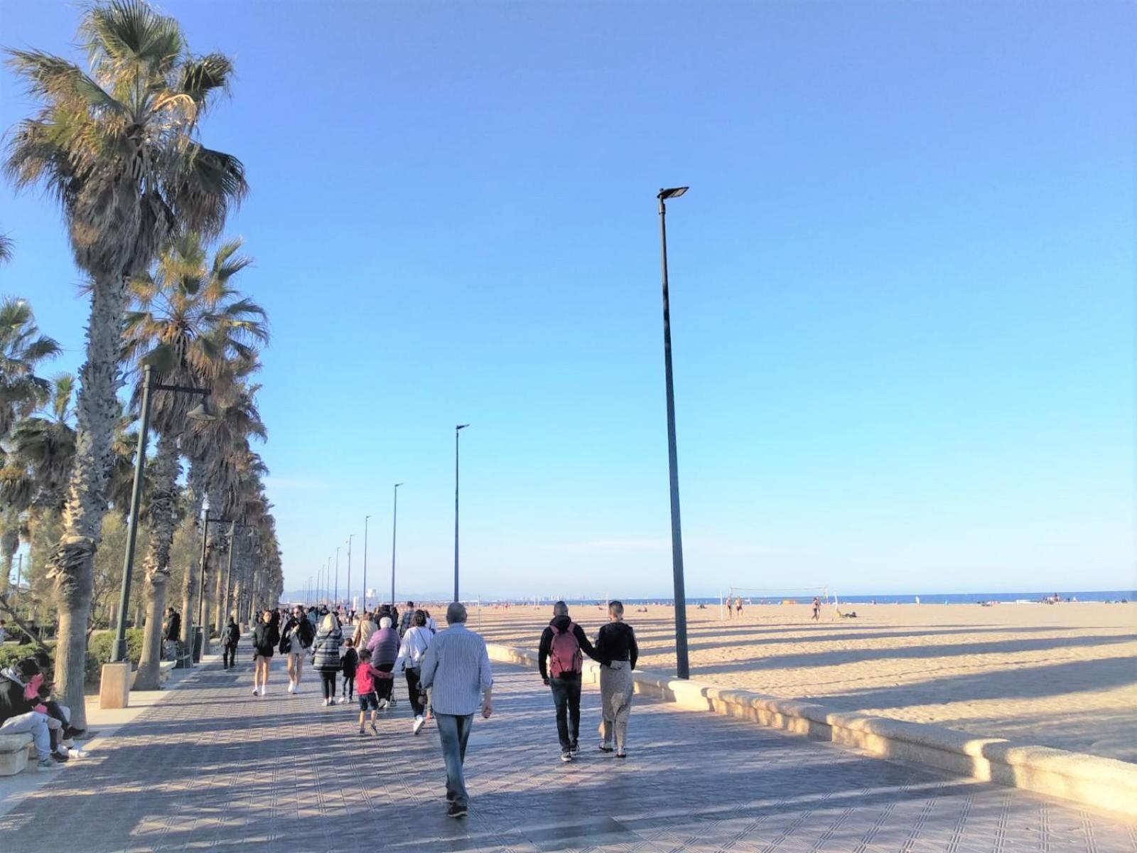 Apartamento Valencia Malvarrosa Extérieur photo